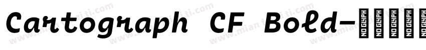 Cartograph CF Bold字体转换